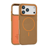 Texture Magnetic Wireless Charging TPU+Leather Litchi Design Shockproof Anti-Fall Phone Case for 16 Pro Max 17 Pro Max 17