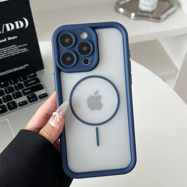 Hot Selling Premium Anti-Drop Magnetic TPU+PC 2-in-1 Phone Case Wholesale Price for iPhone 15 16 17Promax