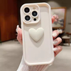 Hot Sale Fine Hole Full Cover Wine Red TPU Soft Case Heart Design for iPhone