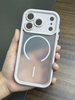 Factory Minimalist Premium Magnetic Transparent TPU+PC Soft Phone Case for iPhone 17 16 15 14 13 Pro Max