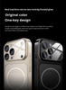 Luxury Original Colors Matte Magnetic Phone Cover for iPhone 17 Pro Max 16 Pro 15 14 13 12 Lens Protective Mobile Shell Coques