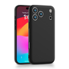 Wholesale Customizable Minimalist TPU Phone Case for for 13-17 Pro Max Solid Liquid Colors Shockproof Silicone Film