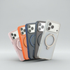 High Quality Luxury Anti-fingerprint Magnetic Kickstand Ring Mobile Phone Case for iPhone All Series