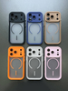 High-quality TPU+PC Electroplate Shockproof Magnetic Wireless Charge Phone Case for 17 Pro Max 16 Pro 15 14 13 12