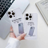Transparent Anti-Shock Space Case with Acrylic Clear Phone Case for iPhone 11 12 13 14 15 16 Pro Plus