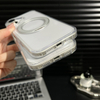 Premium Magnetic Ring Kickstand Clear Transparent TPU+Acrylic Shockproof Waterproof Ultra Thin Wireless Case for INS