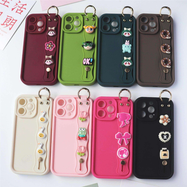 High-quality Colorful Wristband Phone Case for iPhone 17 Pro Max 16/15/14/13/XR