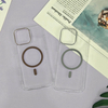 Factory Price Clear Magnetic Wireless Shockproof Phone Case Transparent PC for 16 15 14 13 12 11 Pro Max