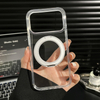 Trendy Clear Anti-Shock High Transparent Acrylic with Kickstand for iPhone 17 Promax 16 15 14