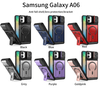 Durable Fall Prevention Strong Magnetic PC with TPU Kickstand Sliding Window with Phone Case for Samsung A06 A15 A26