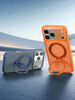 High Quality Luxury 3 D Dots Texture Magnetic Ring TPU+PC Wireless Charge Shockproof Mobile Phone Case for All Series