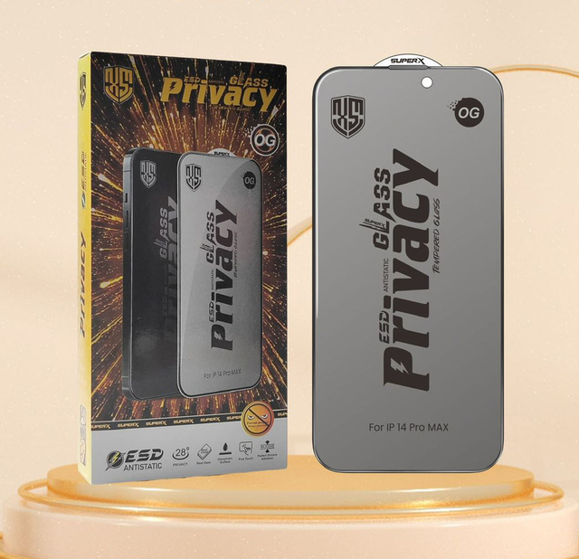 New Arrival Anti Peeping ESD Tempered Glass 28 Privacy Anti-Fingerprint Dirt-resistant Screen Protector for Mobile Phone