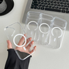 Hot Selling 2.5MM Acrylic Transparent Anti-yellowing Magnetic Phone Case for IPhone All Series Samsung