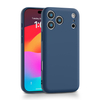 Wholesale Customizable Minimalist TPU Phone Case for for 13-17 Pro Max Solid Liquid Colors Shockproof Silicone Film
