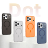 New Anti-Drop DOT Texture 3D Tactile Feel Phone Case for iPhone 17 Promax 16 15 Magnetic Protective Case