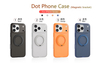 Popular Luxury 3 D Dots Texture Magnetic Kickstand Built-in Airbags Phone Case for IPhone 17 16 15 14 13 Pro Max