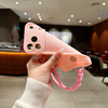 Custom 1.5mm Cartoon Macaroon TPU Phone Case Lanyard/Wristband Magnetic Ring Waterproof for 16 Pro Max 15 14 Drop-resistant