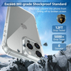 Luxury Transparent TPU and PC Lanyard Phone Cover for iPhone 16 15 14 13 12 11 Pro Max Plus Mobile Phone Cases