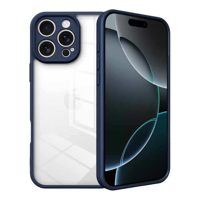Anti-Fall and Anti-Yellow TPU Silicone Case with Transparent Protective Cover for iPhone 12 13 14 15 Pro Max Mobile Phones