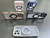 Magnetic Phone Case for iPhone 15 14 13 12 Pro Max Matte TPU+PC Hybrid Shockproof Cover with Ring Holder