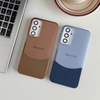 Creative Semitransparent PC Hard Shell Phone Case for Samsung S23/24/25 Ultra Popular Fashion Color Blocking Mobile Phone Cases