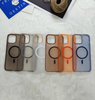 Slim Sleek Translucent Matte PC Material Shockproof Magnetic Phone Case for iPhone 16 15 14 Pro Max Touch Phone Cover