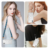2025 TPU+PC Aity Yellow Crystal Clear Magnetic Phone Case Cover for iPhone 11 12 13 14 15 16 Yellow+Clear Phone Accessories