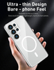 New 2.5mm Acrylic Shockproof Magnetic Waterproof Transparent Protective Mobile Phone Case for for Fashion Simple Design