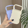Macaron Color Silicone Style Case with Wave Edge Drop Protection Compatible with for iPhone 15 16 17 Pro Max