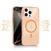 Integrated PC Magnetic Shockproof Phone Case (Transparent)-1.2mm Ultra-thin Matte Anti-fingerprint Magnetic Ring Holder for