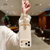 Fashion 7 Colors Candy TPU Shockproof Anti-Loss Lanyard Phone Case for 17/16/15/14/13 Pro Max