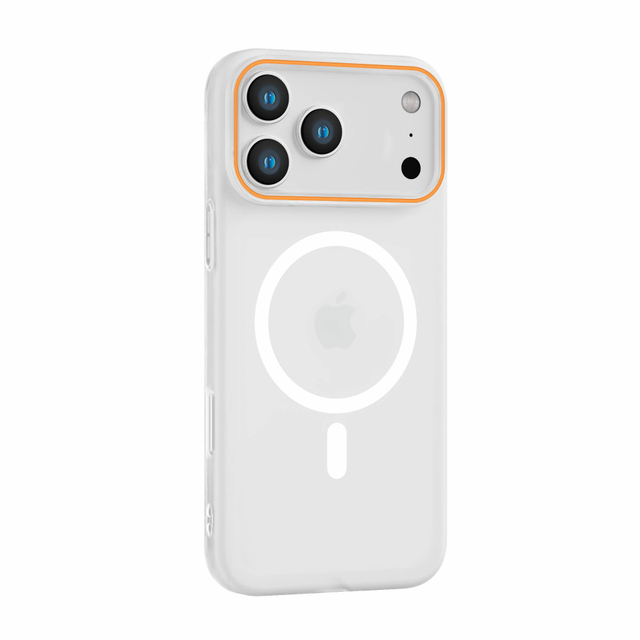 Wholesale Frosted Shockproof Slim Fit Soft PC Magnetic Ring Wireless Charging Back Cover for 17/16/15/14/13 Pro Max