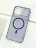 2025 New Fashionable Transparent Carbon Fiber Magnetic Phone Case with Minimalist Design 4 Colors for 17 16 15 14 Pro Max