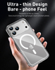 Hot-sale Anti-yellowing Durable Transparent Acrylic Shockproof Phone Cover for iPhone 17 Promax 16 15 Mobile Phone Case