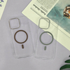 Factory Price Transparent Premium Magnetic PC Phone Case for iPhone 13 15 16 17 Pro Max