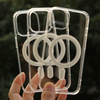 High Quality Transparent Magnetic Phone case for iPhone 16 Promax 16 15 14 13 12 11