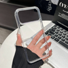 Light Luxury High-Definition Clear 2.5mm Shockproof Thick Acrylic Transparent Phone Case for iPhone 13 14 15 16 17 Pro Max