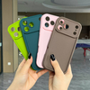 Wholesale Fashion Waterproof Shockproof 360 Protection Colorful Matte TPU Phone Case for 17 16 15 14 13 12 11 Pro Max