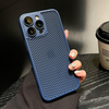 Honeycomb Hollow Mesh Heat Dissipation Hard PC Phone Case Full Package Compatible with for iPhone 16 15 14 13 12 11 Pro Max