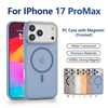 High-quality Luxury Transparent Anti-fingerprint Wireless Charge Phone Case for 17 16 15 14 13 Pro Max