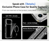 Anti-Yellowing TPU+Acrylic 2.5MM Thick Clear Transparent Shockproof Magnetic 360 Protection Phone Case for 11-17 Pro Max