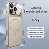 Frosted Electroplated Matte Magnetic Phone Case for iPhone 17 16Pro Max 15 14 13 12 17 Air Lens Protective with Glass Cover