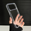 High Quality Clear White Hard Shell Waterproof Shockproof Acrylic Phone Case for iPhone 15 17 Pro Max Mobile Phone Cases