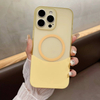 Removable Translucent Splicing Case for iPhone 16 Pro Max Matte Shockproof Magnetic Hard PC Cover