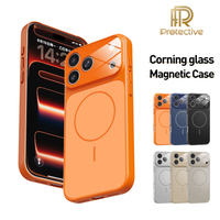 Hot-seller Stylish Hard PC Back Case with Shockproof Corning Glass for iPhone 16 15 14 13 12 Cover Phone Case